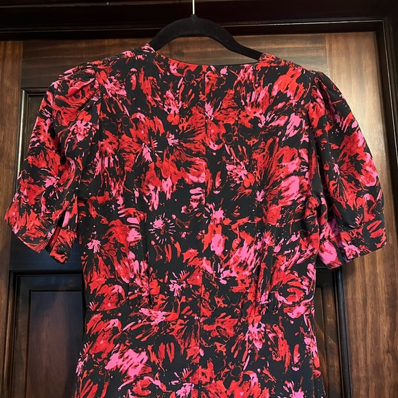 Kooples Mid Length Multi Color Button Down Side zip Size 2 (Medium) - Picture 4 of 10